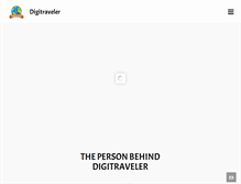 Tablet Screenshot of digitraveler.com